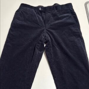 Custom made 30x30 Black Corduroy Trousers for Men